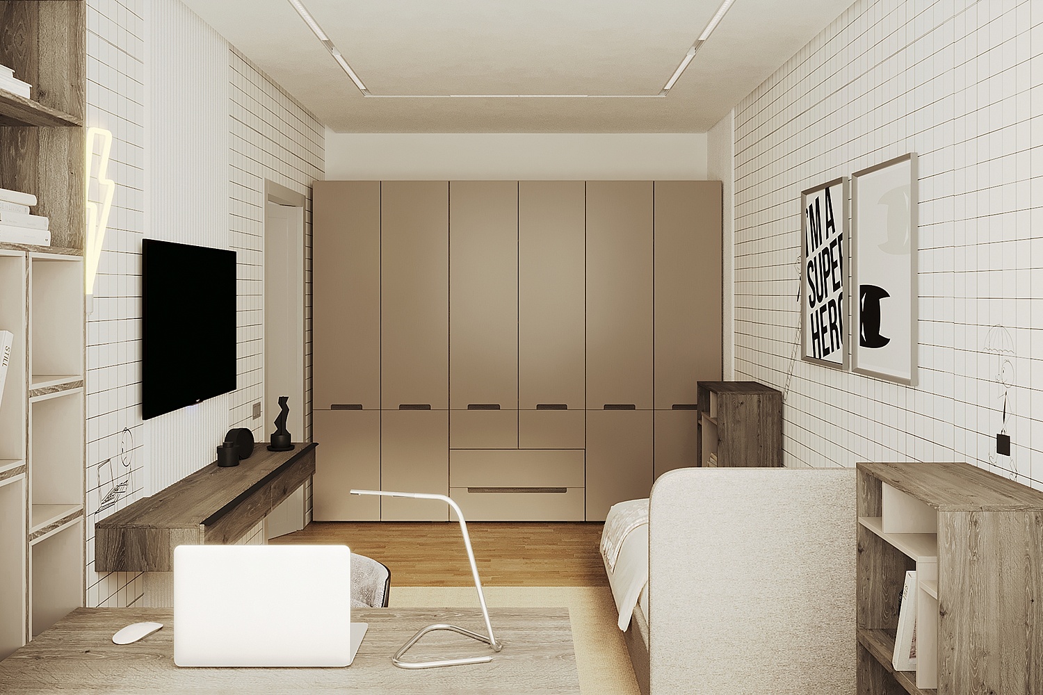 Шкафы-пеналы - изображение №5 "Шкаф Анри"  на www.Angstrem-mebel.ru